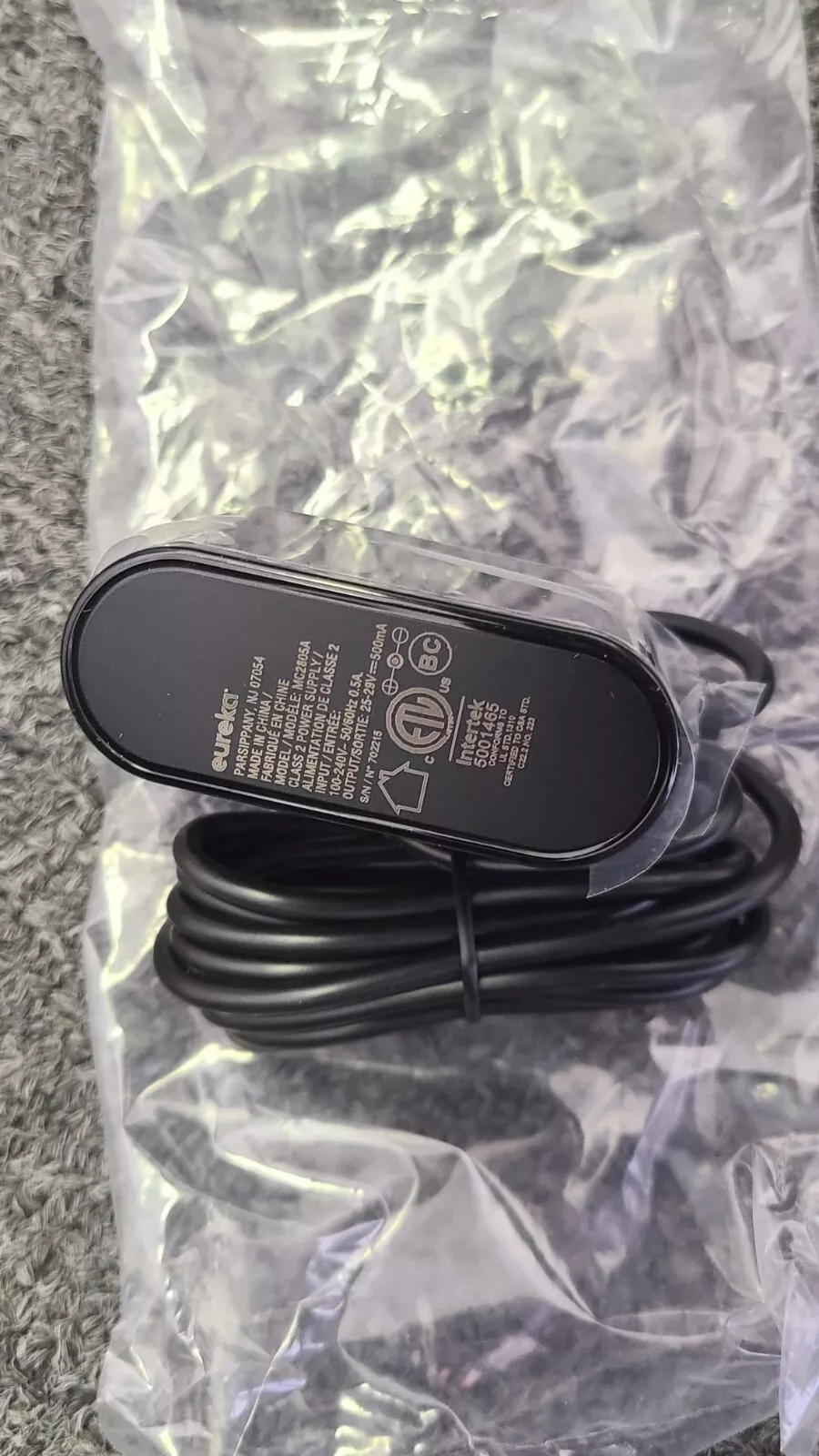 *Brand NEW*Genuine OEM Eureka 25V-29V 500mA AC Adapter NEC380 Stylus Vacuum Charger Power Cord MC2805A Power S - Click Image to Close